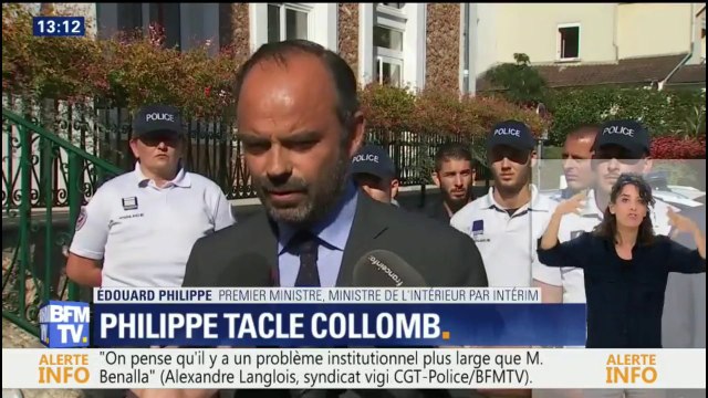 Je ne crois pas aux magiciens et aux déclarations avec des coups de menton pour régler les problèmes , E.Philippe, ministre de l'intérieur par intérim, tacle Gérard Collomb