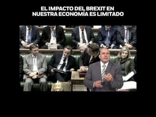 'El impacto del Brexit en nuestra economía es limitado' en opinión de David Páramo