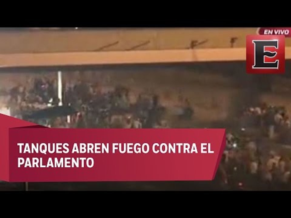 Tanques rodean edificio del parlamento Turco