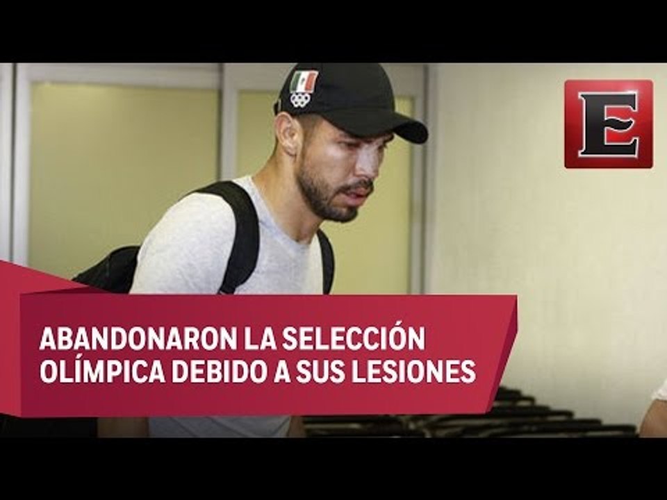 Triste regreso de Oribe Peralta y Rodolfo Pizar...