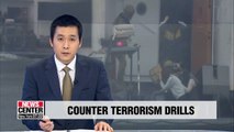 Counter-terrorism drills take place at Gyeongin Port in Incheon