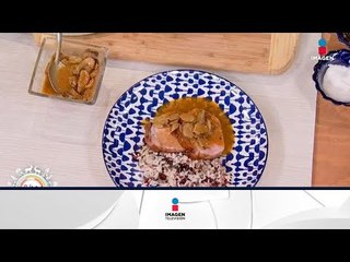 Delicioso lomo rostizado en salsa de castaña acompañado de arroz salvaje | Sale el Sol