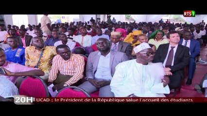 UCAD :  le Président de la République salue l'accueil des étudiants
