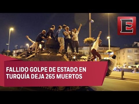 Retiran tanques militares tras intento de golpe Estado en Turquía