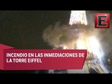 Reportan incendio en las inmediaciones de la Torre Eiffel / Atentado en Francia