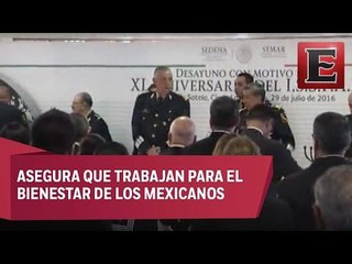 Salvador Cienfuegos asegura que el Ejército se ha fortalecido