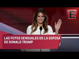 Publican fotos sensuales de la esposa de Donald Trump