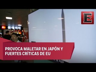 Norcorea lanza misil en las aguas del mar de Japón
