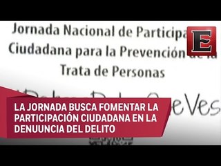 22 entidades participarán en jornada contra la trata de personas