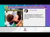 ¡Aracely Arámbula festeja el cumpleaños del hijo que tuvo con Luis Miguel! | De Primera Mano