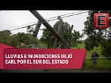 Lluvias intensas en Quintana Roo por tormenta tropical Earl