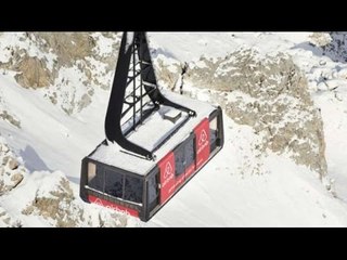 Hotel-Teleférico: suspendido en los aires de los alpes franceses