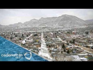 Durango bajo nieve tras intensas nevadas