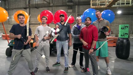 Archery Kart Battle ft. Luke Bryan - Dude Perfect