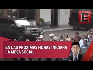 Continúa mesa de negociación política entre Segob y CNTE