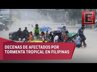 Descargar video: Tormenta tropical azota Filipinas