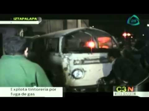Fuga de gas en Iztapalapa provoca explosión en tintorería