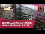 Intensas lluvias en la CDMX dejan diversas afectaciones