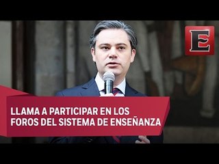 Modelo educativo de Estado, un proyecto transexenal, afirma Aurelio Nuño