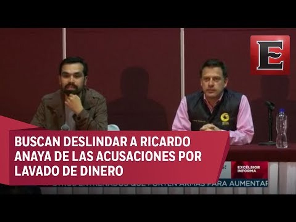 Conferencia de prensa sobre acusaciones contra Ricardo Anaya
