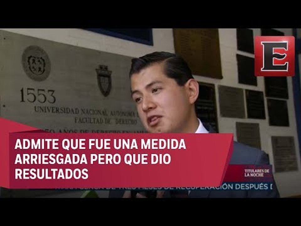 Axel Lara asegura que volvería a denunciar el narcomenudeo en CU