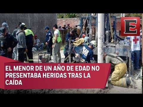 Después de 12 horas rescatan a niño que cayó en un pozo
