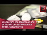 Hay más muertes por drogas en EU que en México por guerra del narco