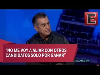 No hay plan B, voy a estar en la boleta: "El Bronco"