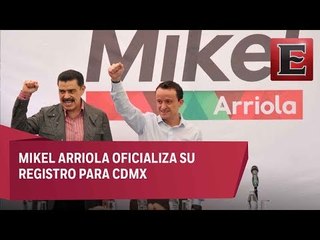 Mikel Arriola se registra como candidato del PRI a la CDMX