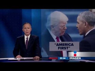 En su primer día, Trump dejo claras prioridades