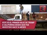 Trump viaja a San Diego para analizar los prototipos de muro fronterizo