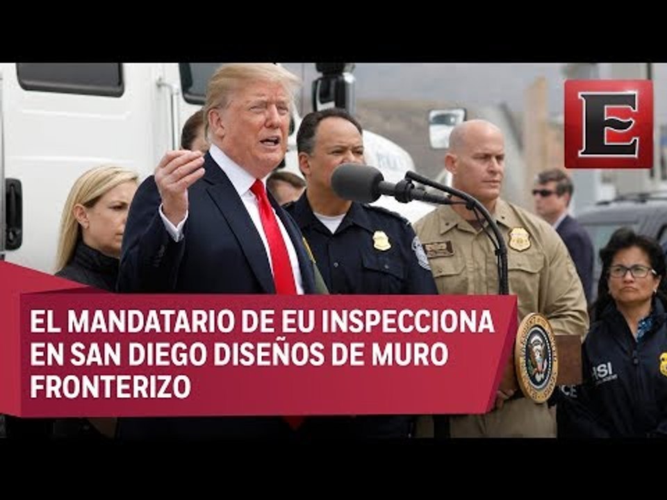 Trump destaca en California su buena relación con Peña Nieto