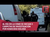 Aumentan homicidios y robos en la Ciudad de México