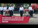 Homenaje a policías caídos durante motín en penal de La Toma