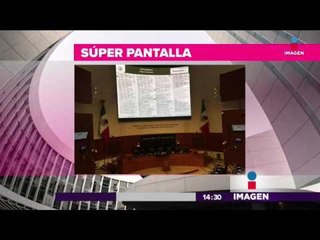 Senadores estrenan pantalla LED de 9.2 mdp