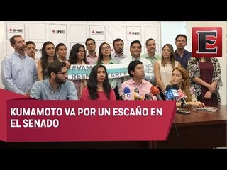 Kumamoto se registra como candidato al Senado