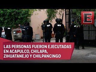 Violento fin de semana en Guerrero; asesinan a 14