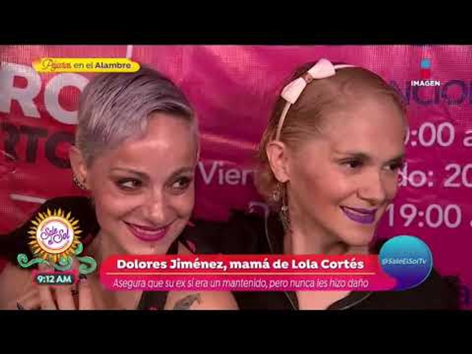 ¡Lola Cortés defiende a su papá! | Sale el Sol