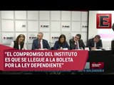 Patricio Ballados habla de la revisión de firmas de apoyo a los independientes