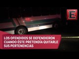 Pasajeros linchan a presunto ladrón en la carretera Querétaro-San Luis Potosí