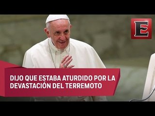 Papa Francisco reza por las víctimas del sismo de Italia