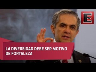 Mancera reconoce que en México hay discriminación