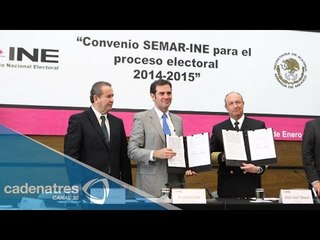 Marina vigilará el traslado de material electoral