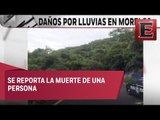 Fuertes lluvias en Morelos provocan afectaciones en 8 municipios