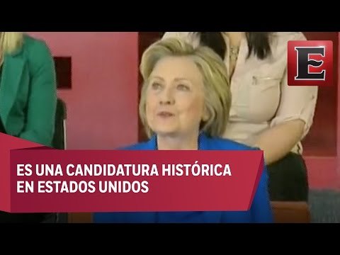 Partido Demócrata elige a Hillary Clinton como candidata