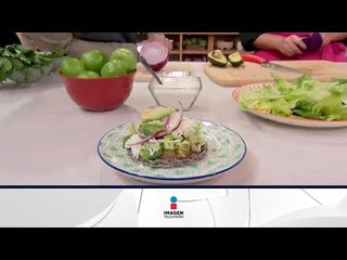 ¡Prepara unos sopes de tinga de pollo verde! | Sale el Sol