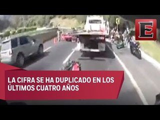 Se duplica el número de muertos por accidente en motocicleta