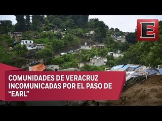 Severas afectaciones por "Earl" en Veracruz
