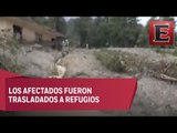 Tormenta Earl provoca deslaves en Puebla