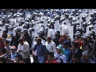 ¡ÚLTIMA HORA!  Policía capitalina retira a la CNTE de Reforma